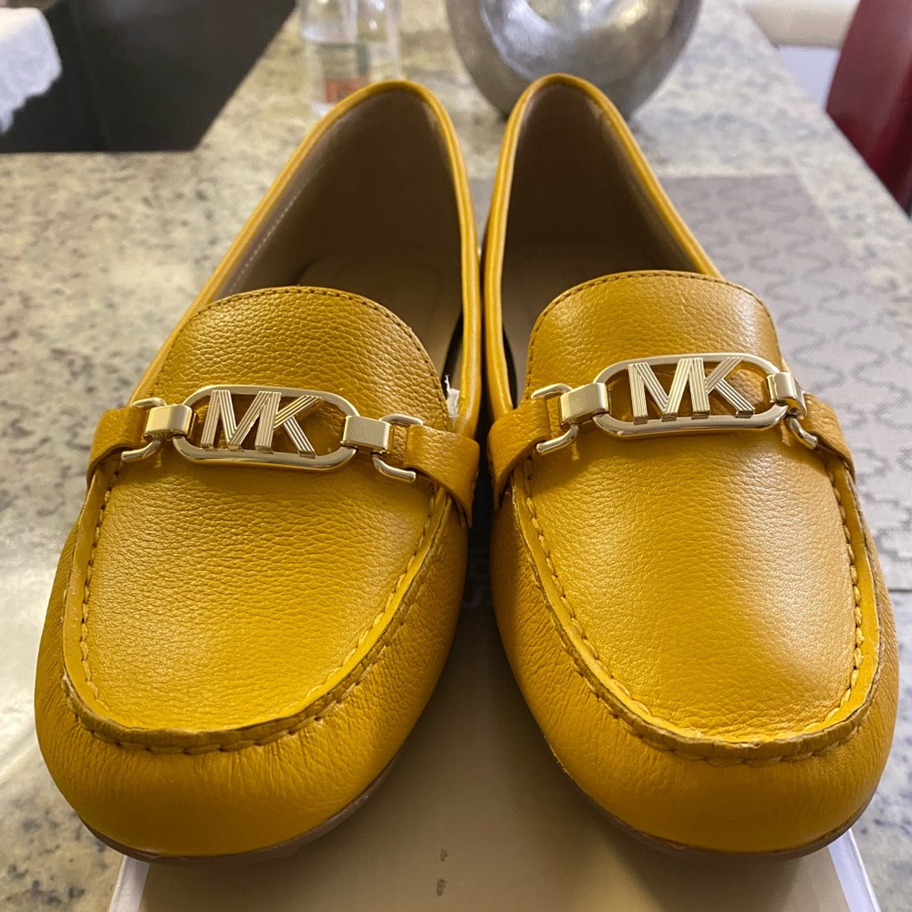 Michaels Kors Grier Moc leather loafers